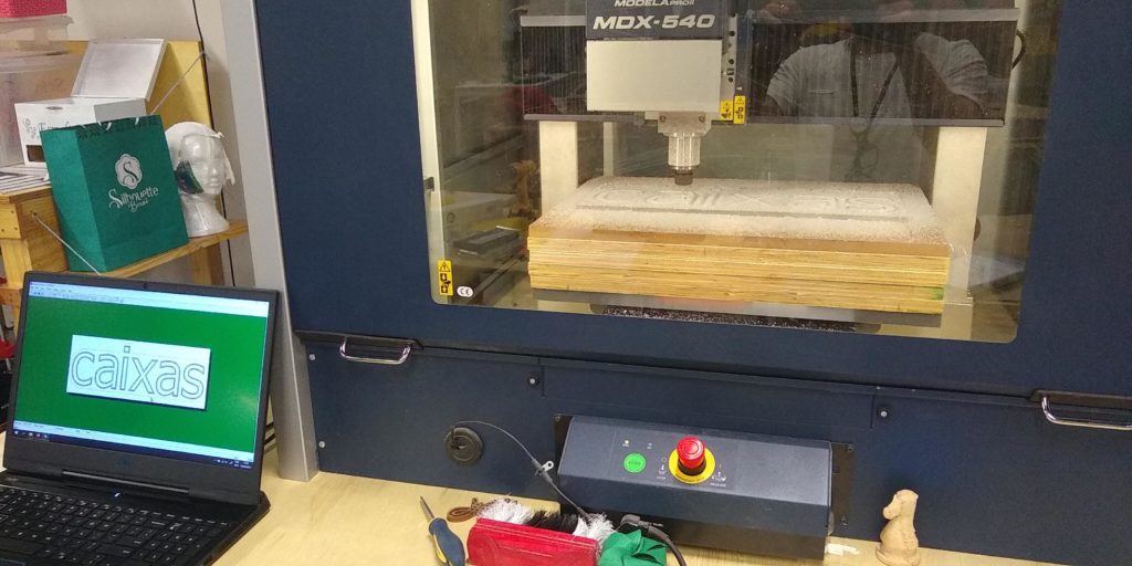 Arquivo sendo enviado para cortadora CNC